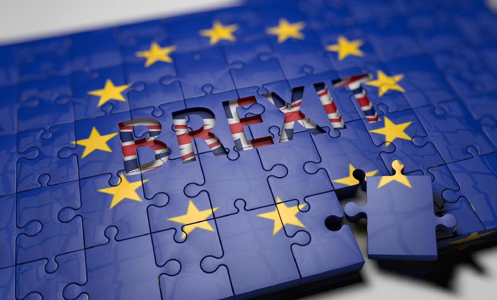 Foto van Brexit puzzel