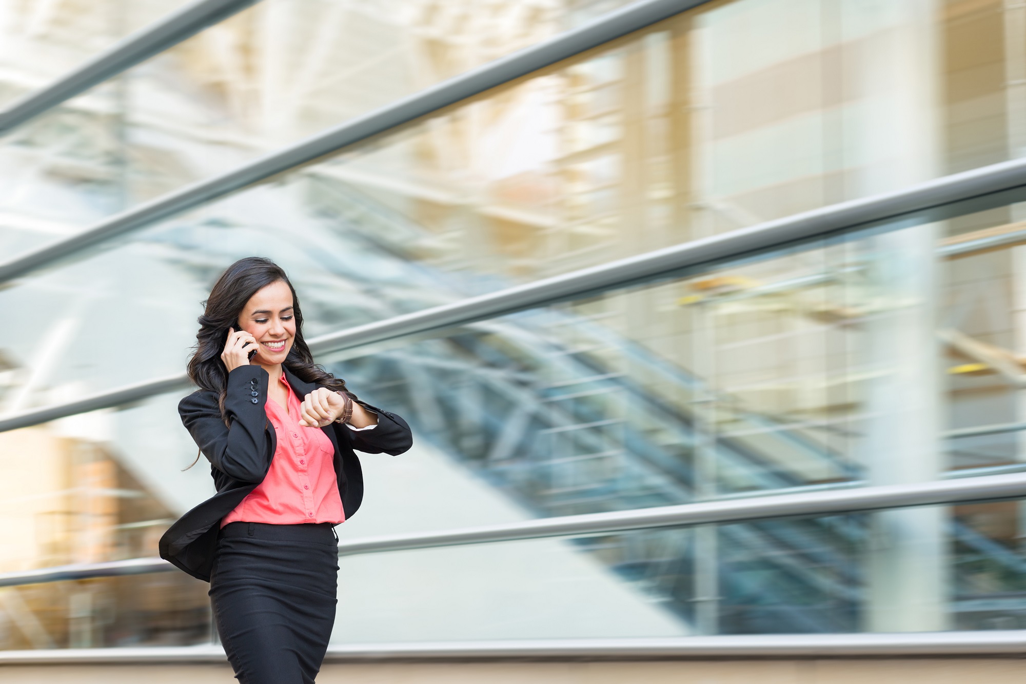 Picture of woman on the phone