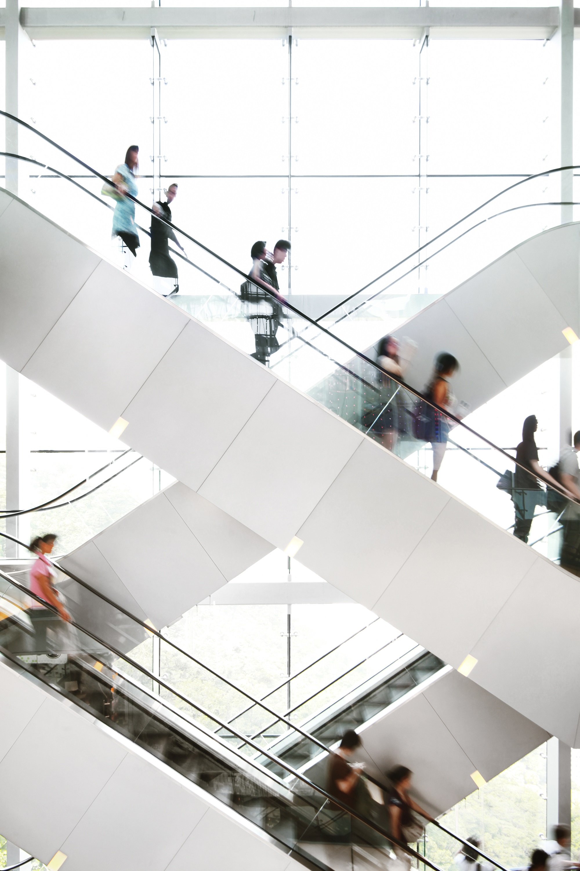 picture of escalators