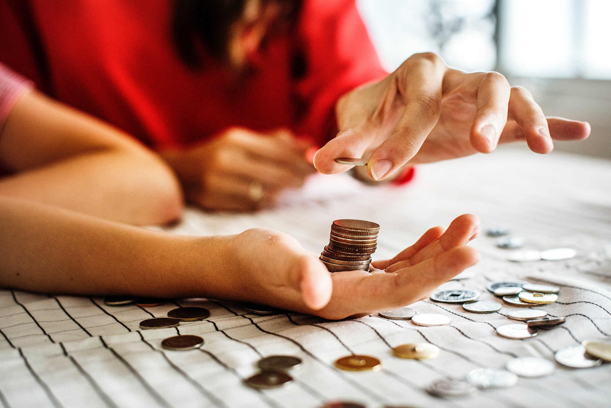 Picture of counting money